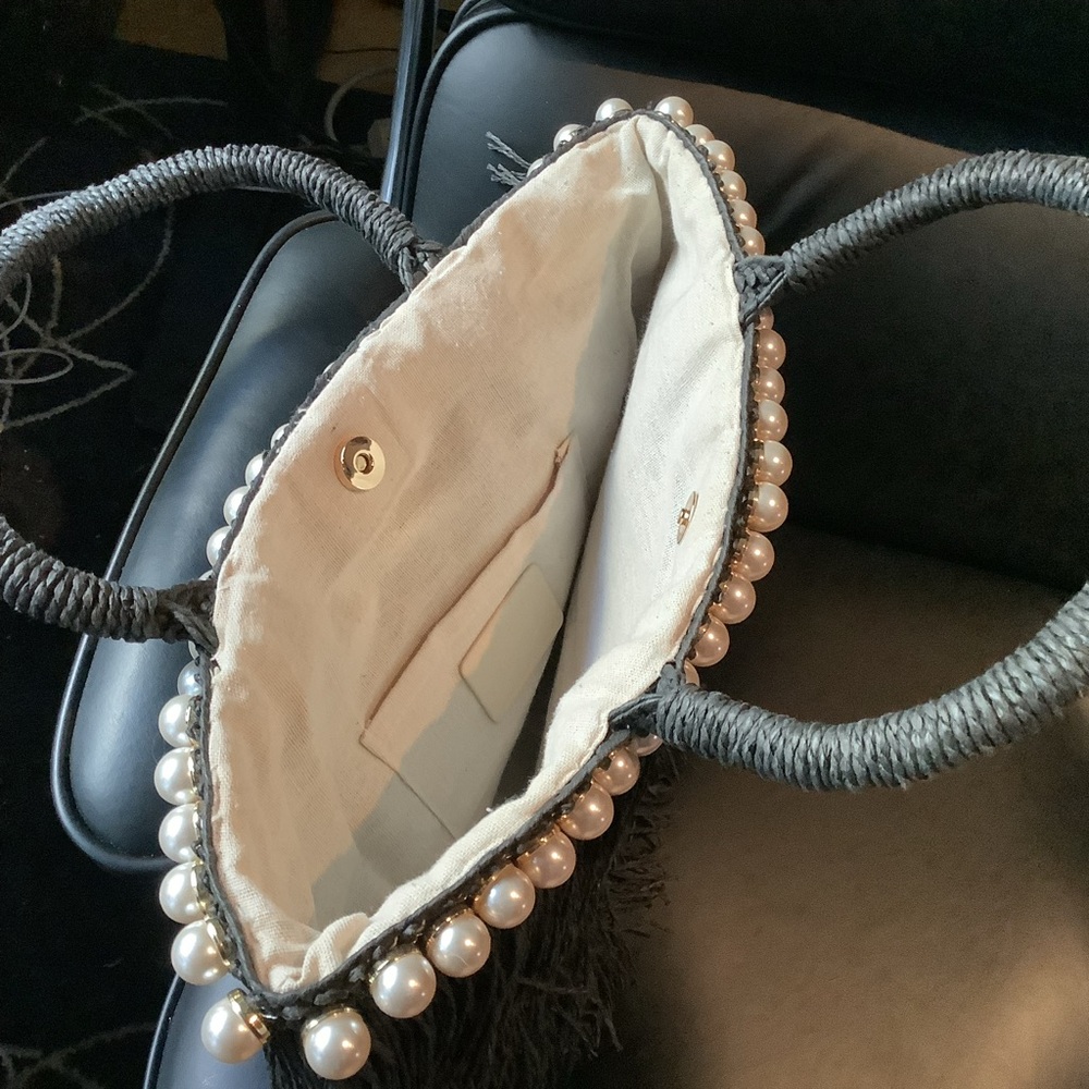 BTB Mellie Pearly Fringe Bag - Picture 8 of 10